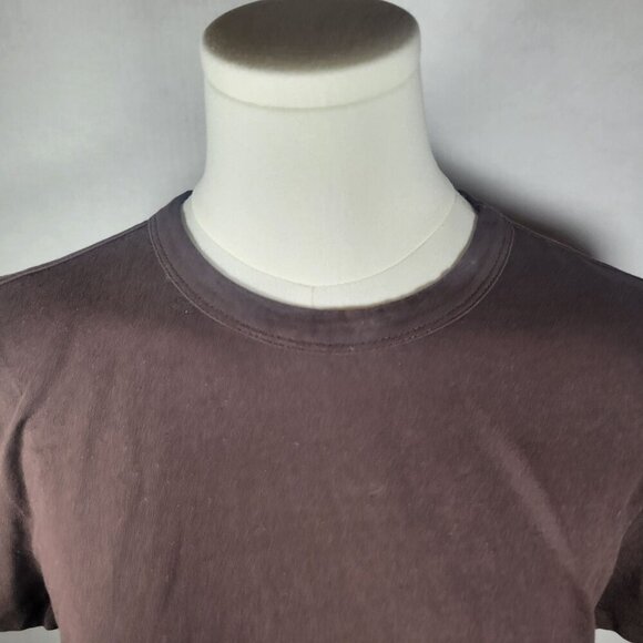 Madewell Mens Brown Casual Everyday Cotton Perfect Crewneck T-Shirt Size XS - Picture 3 of 9